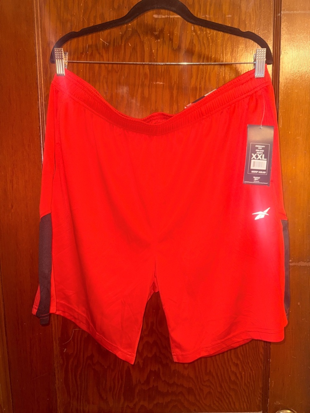 Reebok Red Athletic Shorts XXL NWT Men’s Workout Gym Running Activewear